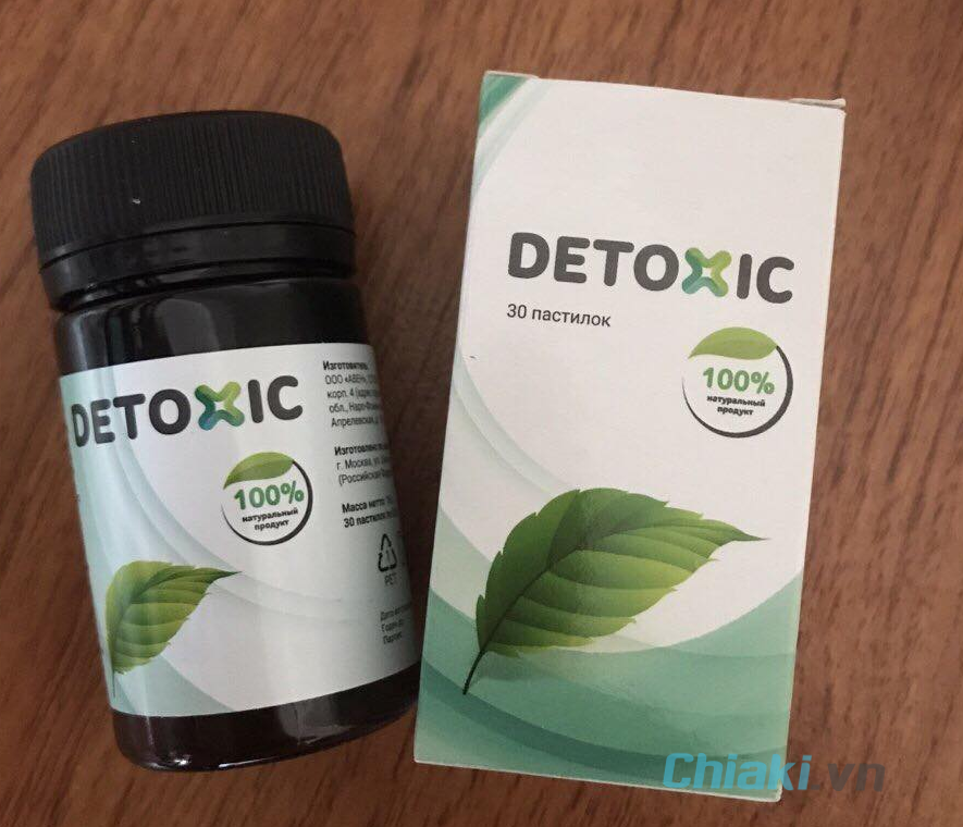 Detoxic chế phẩm diệt ký sinh trùng của Nga 20 viên (Mua 2 tặng 1)