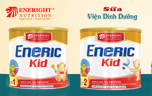 Sữa Eneric Kid 1 dành co trẻ 8 tháng