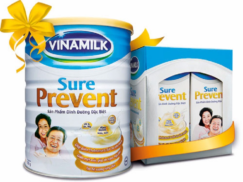 Sữa bột Vinamilk Sure Prevent mang lại những giá trị tốt