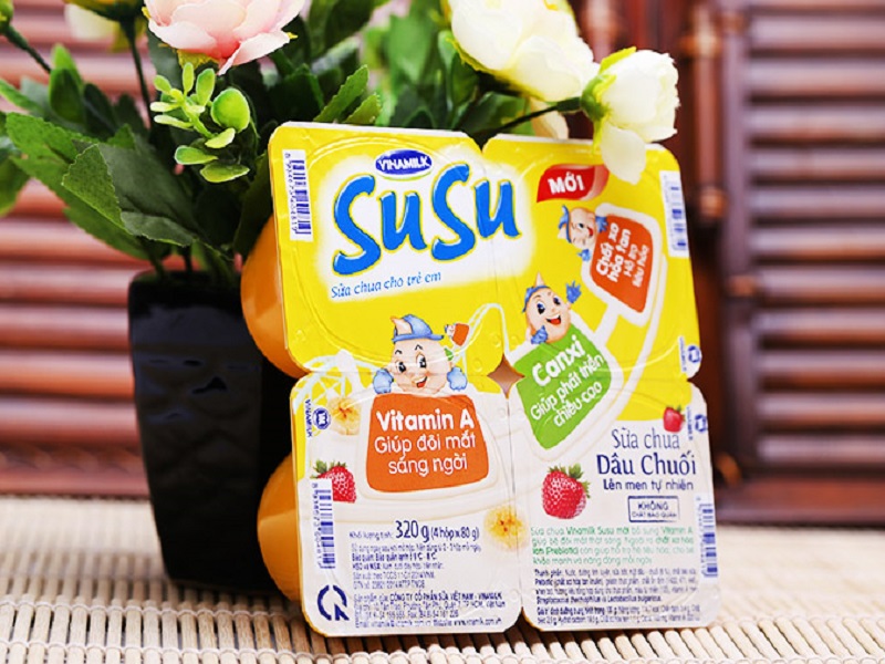 Sữa chua SuSu ‘măm măm ngon miệng đôi mắt sáng ngời’. 1