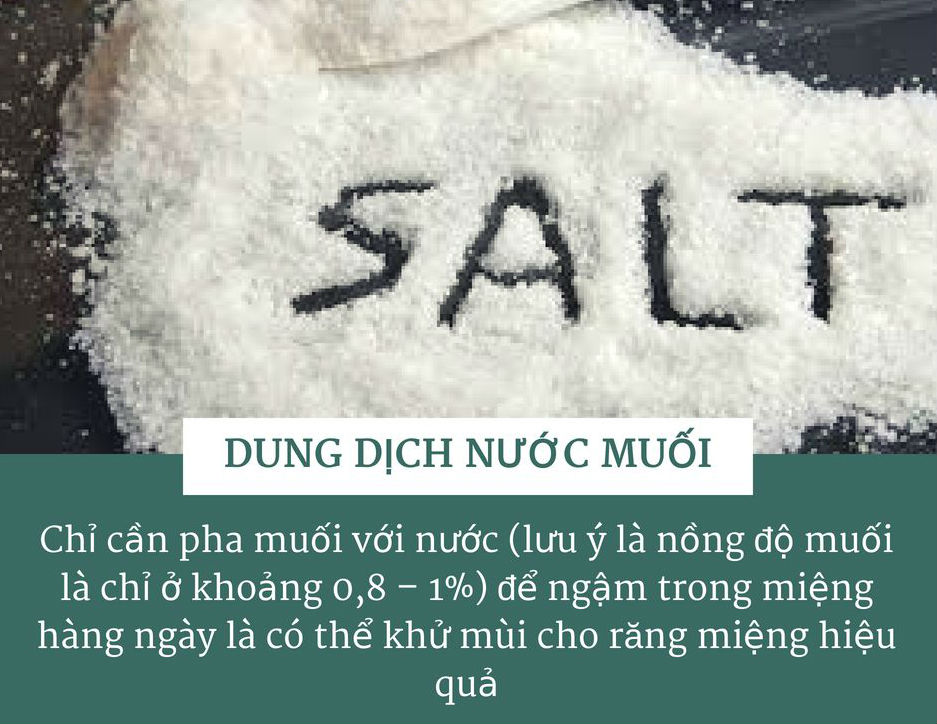 Làm thế nào để khửi mùi hôi miệng?