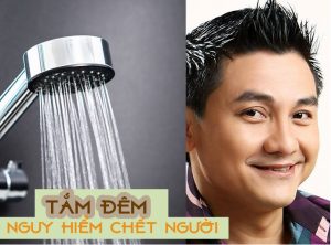 Tắm khuya và những tác hại khôn lường