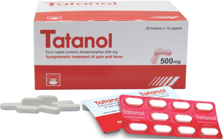 tatanol acetaminophen 500 mg